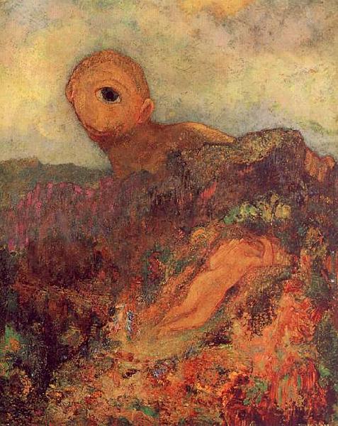 Odilon Redon The Cyclops Germany oil painting art